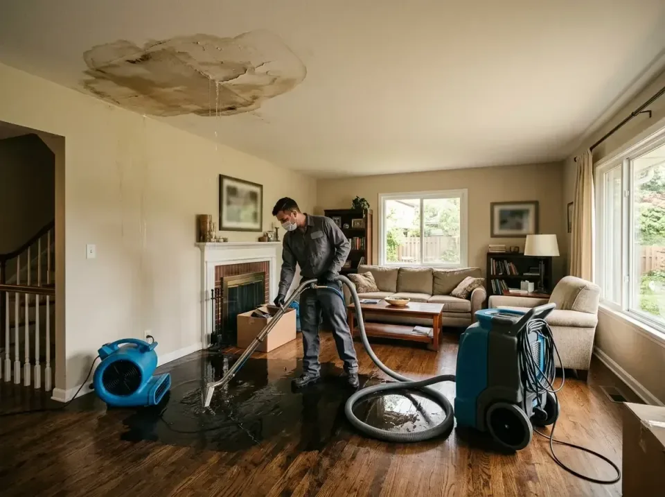 attic-pipe-burst-ceiling-drip-008 — frequently asked questions, Water Damage Restoration & Carpet Care in Robesonia, PA
